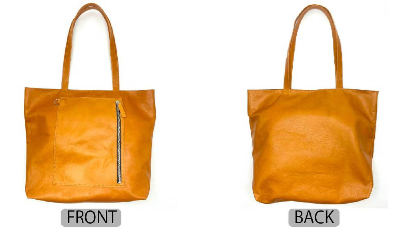 クラウドファンディングプロジェクト：デッドストック革を愛着の湧くモノへ。軽くて折り畳める！本革をラフに楽しむバッグ