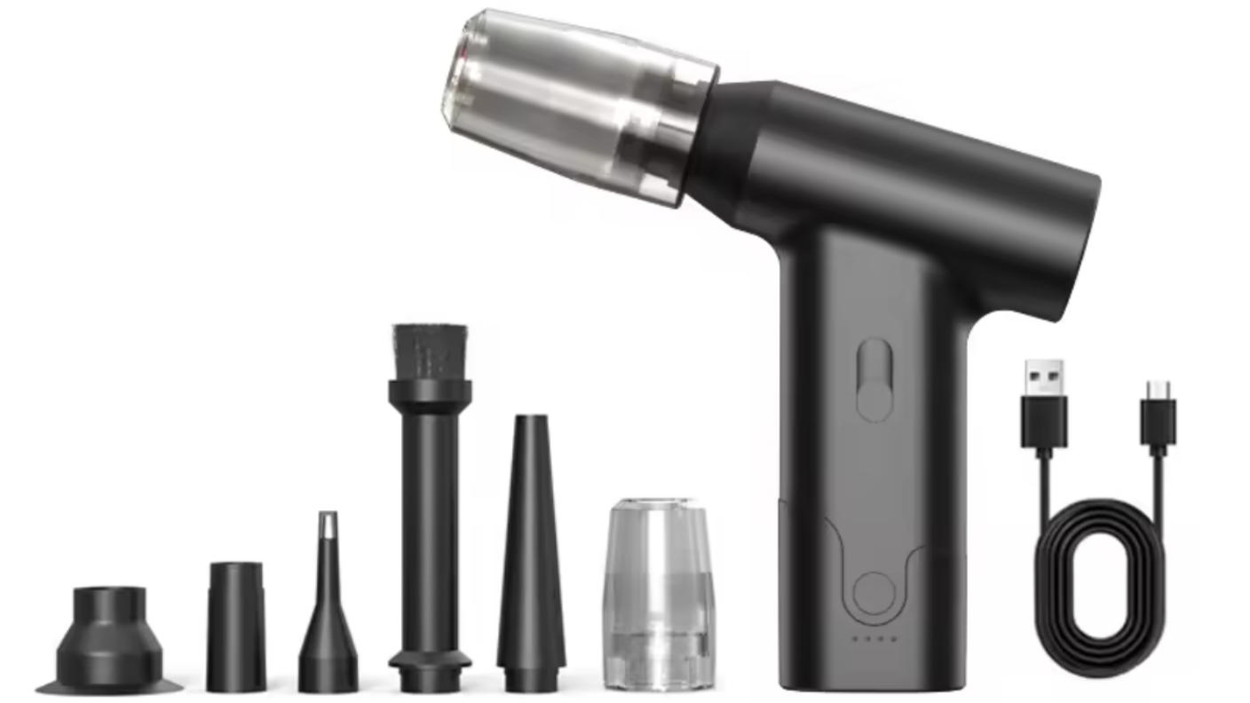 クラウドファンディングプロジェクト：送風・吸引！車やおうちでの掃除にもアウトドアにも最適な小型の2wayエアダスター