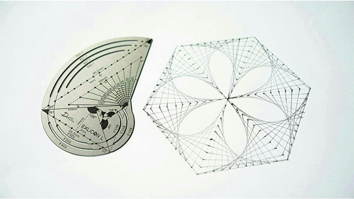 クラウドファンディングプロジェクト：黄金比を簡単かつ正確に描く！プロフェッショナル仕様の多機能スケール
