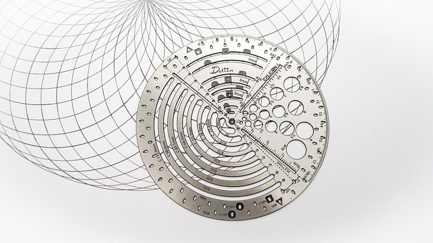 クラウドファンディングプロジェクト：黄金比を簡単かつ正確に描く！プロフェッショナル仕様の多機能スケール