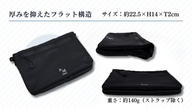 クラウドファンディングプロジェクト：”スマホ＋α”がすっきり収まる薄くて軽い【フラットバッグ】