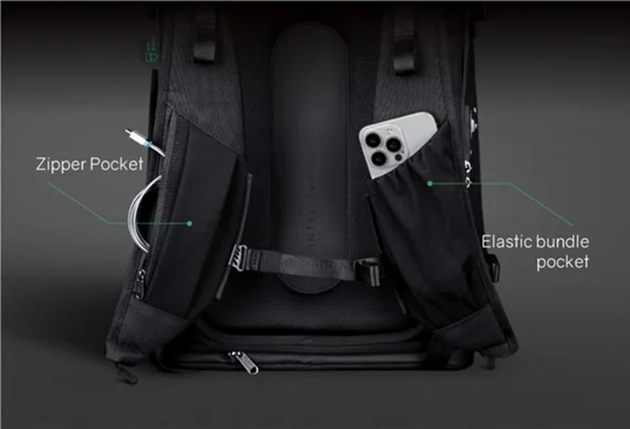 手ぶら感覚で外出できる収納力をバックパックに。最大3日分の荷物を 手ぶら感覚で外出できる収納力をバックパックに。最大3日分の荷物を