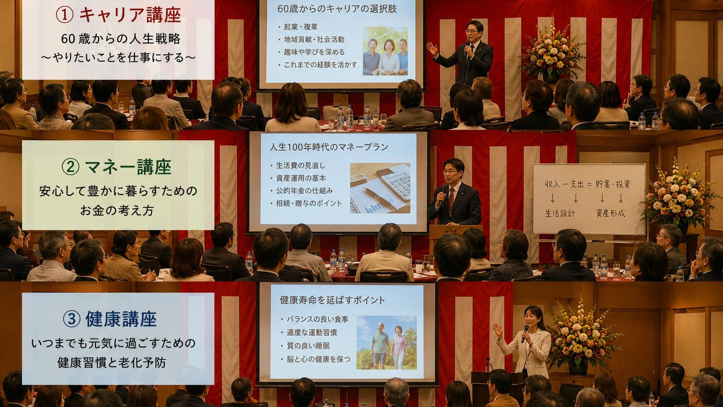 クラウドファンディングプロジェクト：大人の成人式「還暦式」で夢を描き第2の人生に飛び出す応援したい！