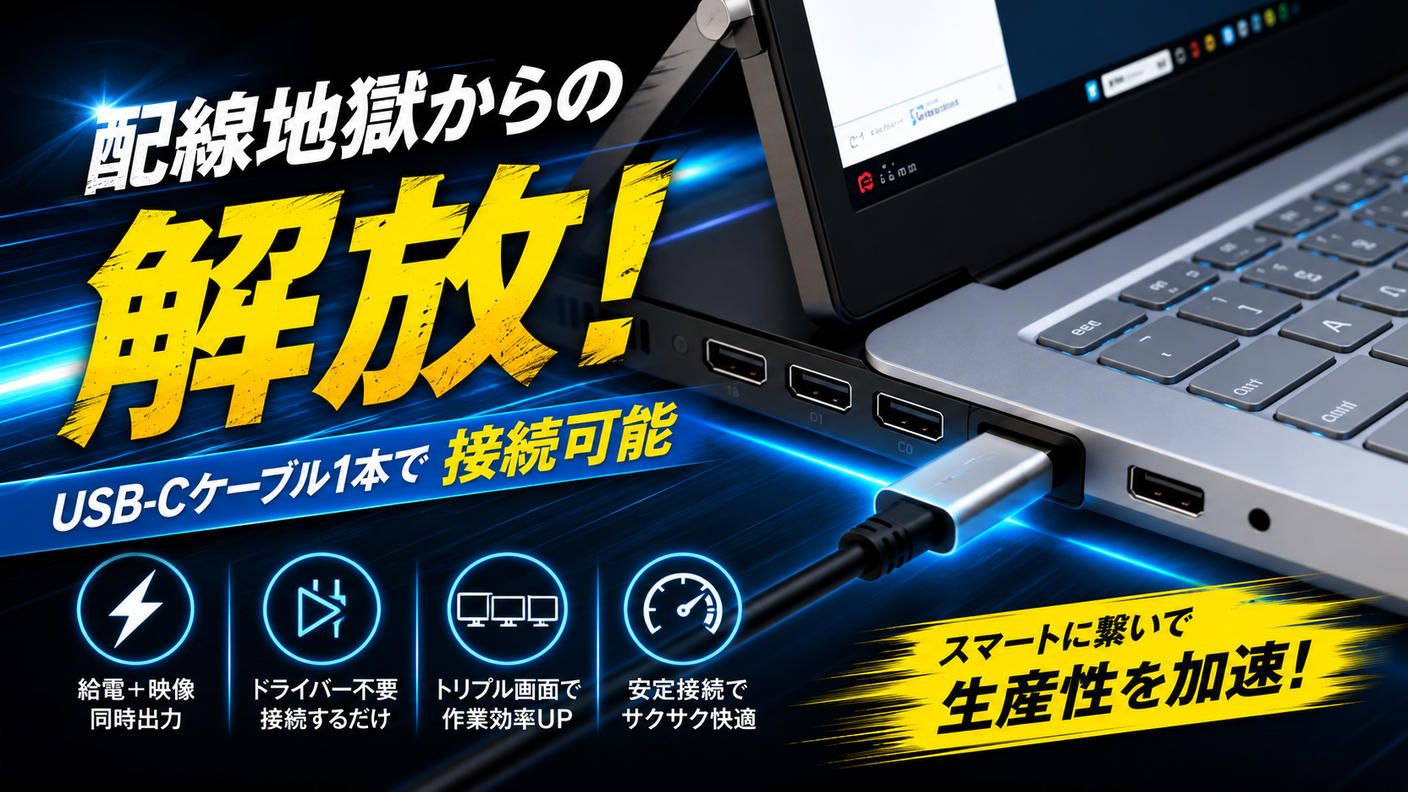 クラウドファンディングプロジェクト：ノートPCを瞬時に3画面へ 折りたたみ式トリプルディスプレイ TriCreate