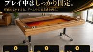 クラウドファンディングプロジェクト：【置き場所問題を解決】最短2秒で収納！遊ぶ時だけ広げる本格ボードゲームテーブル｜NOMAD