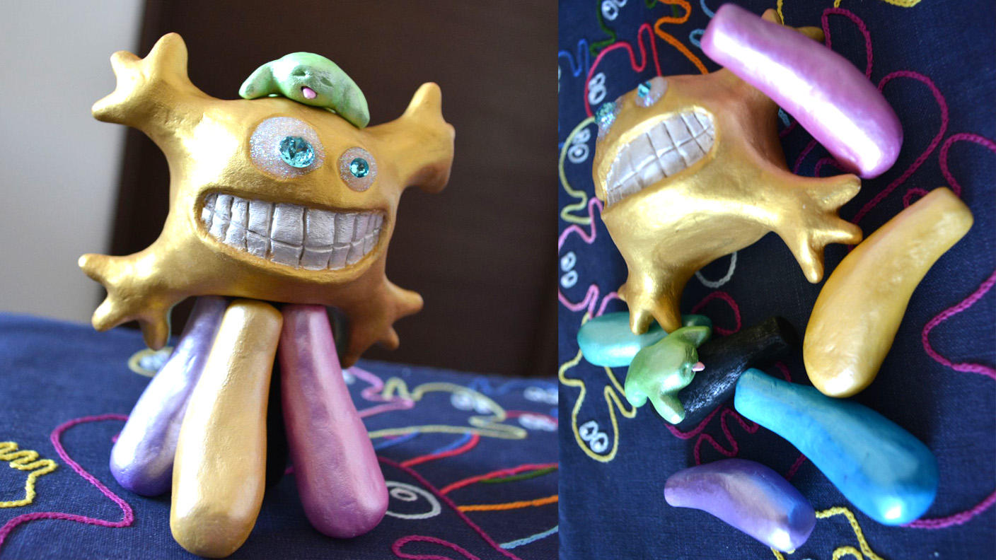 アーティスト院南弘樹の描く【ある惑星のいきもの】を知育玩具として