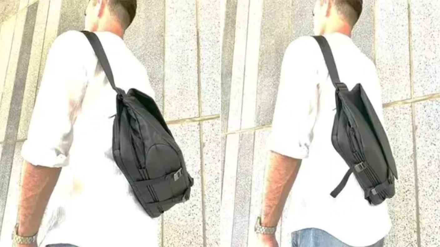 拡張できるスリングバッグ SEKKEI ビジネスからカジュアルまで