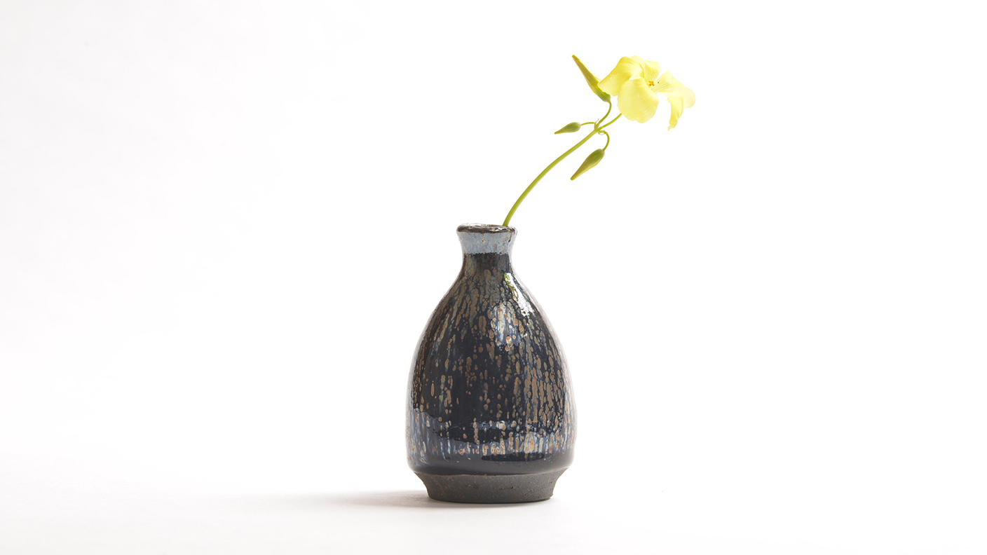 陶器　作家物　壺　花瓶　酒器　一輪挿し 陶芸家イカンソク / 一輪挿し / ik_ichi01 / 口径約 φ2.8cm / 花瓶