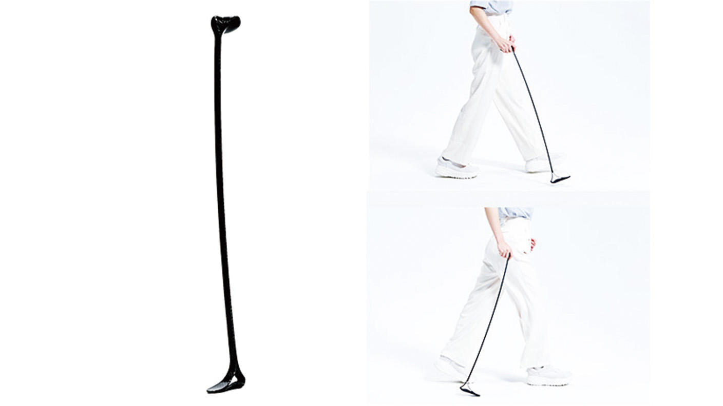 脳卒中による「片麻痺」に特化。歩行を最適にサポートする新しい形状の