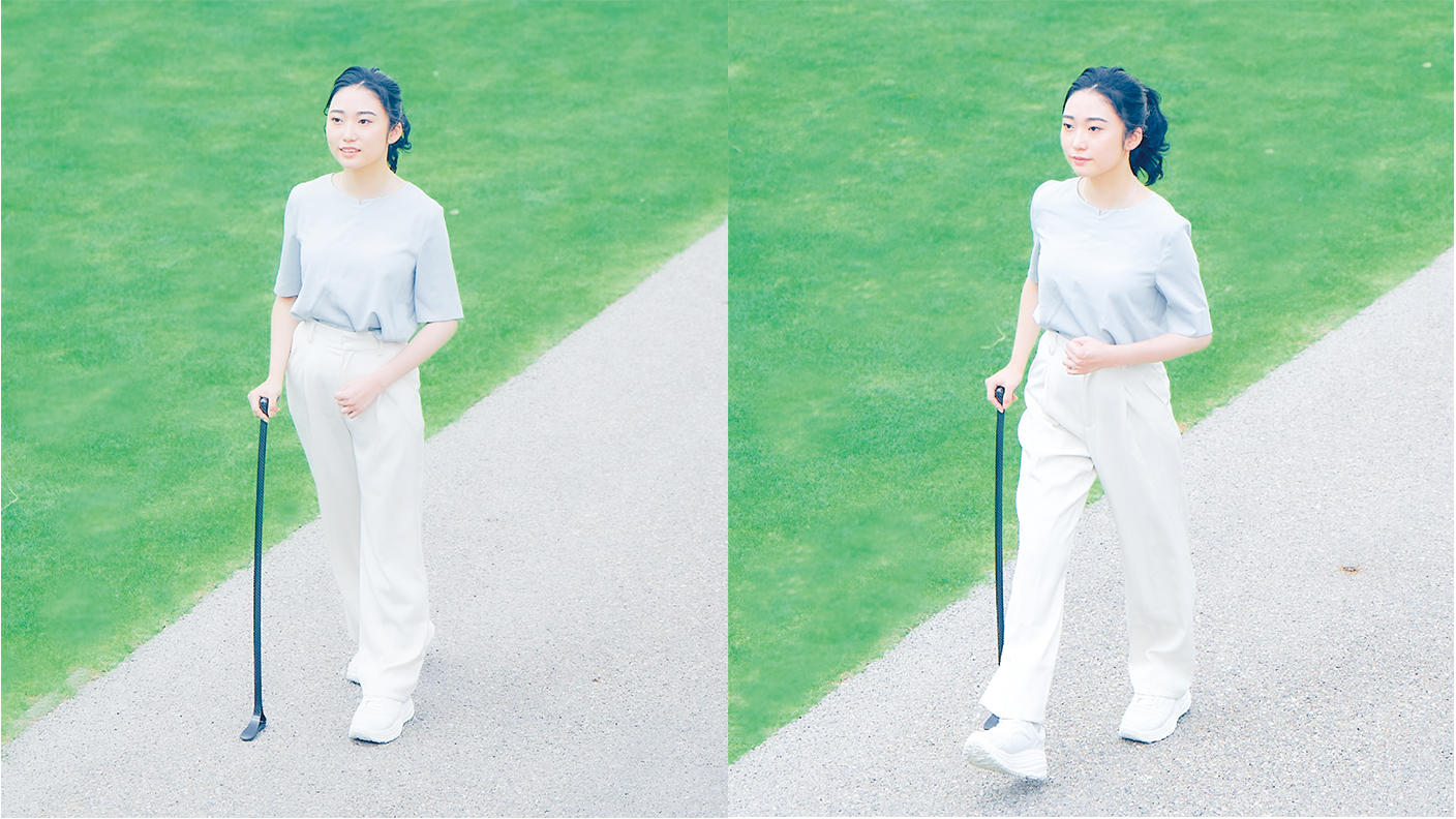 脳卒中による「片麻痺」に特化。歩行を最適にサポートする新しい形状の