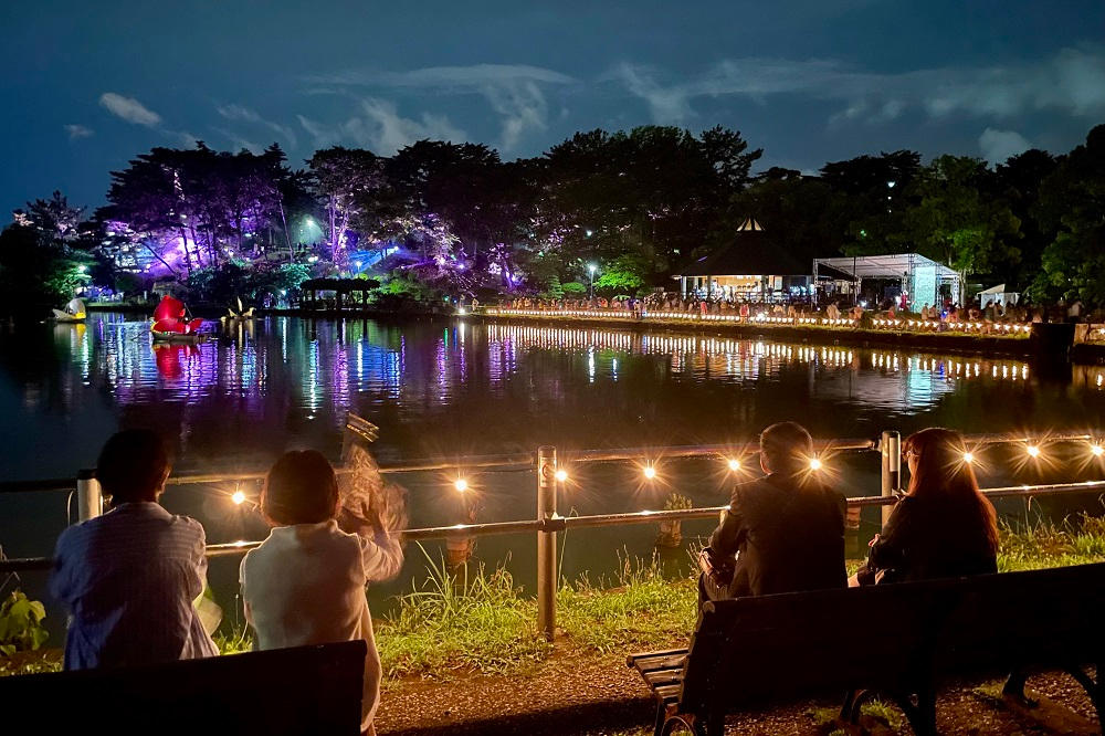 千葉公園が非日常空間に。ナイトアートフェス「YohaS-夜ハス- 2023」を