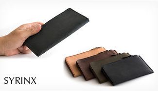 クラウドファンディングプロジェクト：「厚い革」の「薄い財布」《単》長財布［Business Collection］