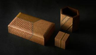 クラウドファンディングプロジェクト：深い感動を奏でる日本美を贈る和美贈プレミアムギフト篠田英治作「箱根寄木細工アクセサリーケース」