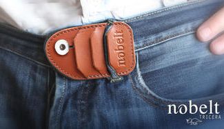 クラウドファンディングプロジェクト:超短い、カードサイズのベルト。「ノーベルト」— nobelt —