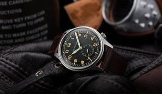 クラウドファンディングプロジェクト:1940年代の軍用時計をモチーフにした“アウトライン”第2号機。20〜10%OFFで先行受付!
