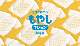 クラウドファンディングプロジェクト：毎日着ると“もやし”が育つ？「もやしTシャツ」の商品化プロジェクト