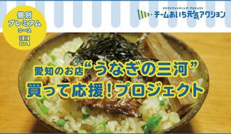 クラウドファンディングプロジェクト：チームあいち元気アクション【個別プレミアムコース】「うなぎの三河」にご支援お願いします！