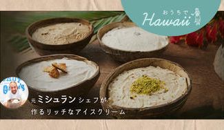 クラウドファンディングプロジェクト:ご家庭でハワイ気分を満喫!!元ミシュランシェフが作る、リッチなココナッツアイス