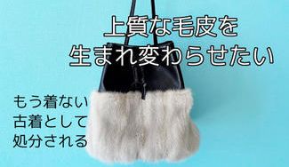 クラウドファンディングプロジェクト：過去の過剰生産によって捨てられる毛皮を、《余すことなく》救いたい