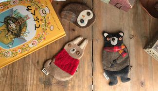 クラウドファンディングプロジェクト：絵本から飛び出したような楽しい動物たちがポーチに！大変な毎日を生きる大人たちにこそ届けたい！