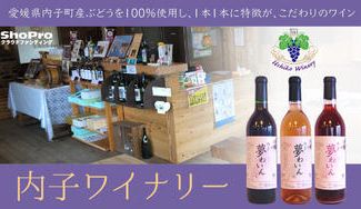 クラウドファンディングプロジェクト：ぶどう栽培農家が70歳で立上げた【内子ワイナリー】が届ける愛媛県内子町産ぶどうで造られた内子夢ワイン