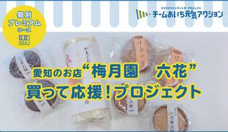 クラウドファンディングプロジェクト：新感覚のオリジナル商品がいっぱい！「和菓子の梅月園　六花 」買って応援！プロジェクト