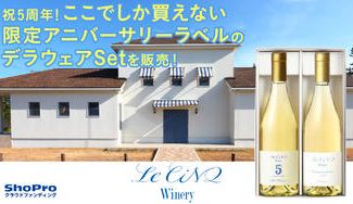 クラウドファンディングプロジェクト：５周年を迎えた【ルサンクワイナリー】よりここでしか買えない限定アニバーサリーラベルのデラウェアset