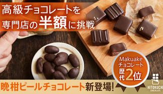 クラウドファンディングプロジェクト：高級チョコレートを半額で！5つ星ホテルのチョコレートを手掛けた職人が手作りでお届けする「ひとくち」