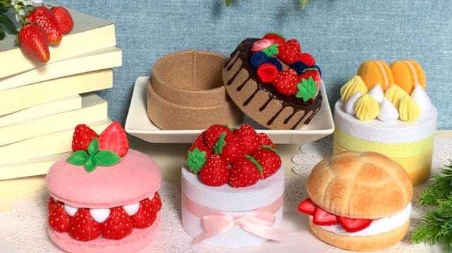 初心者でも分かりやすく作れる！フェルトケーキの小物入れの本を出版