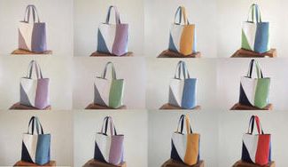 クラウドファンディングプロジェクト：あったらいいな、愉しい色合わせトートバック　(カスタマイズトートバック）