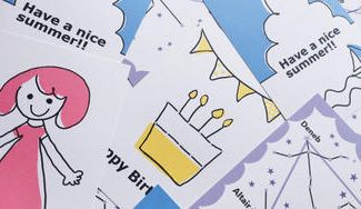 クラウドファンディングプロジェクト：Beads Embroidery Kit 手仕事のアトリエからポストカードの刺繍キットをお届け