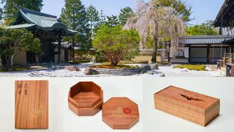クラウドファンディングプロジェクト:歴史と由緒ある京都「高台寺」の枝垂桜と銀杏の材木、真竹の素材で【京指物】伝統工芸技術を担って後世へ
