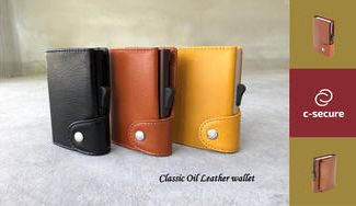 クラウドファンディングプロジェクト:大人の魅力が詰まったミニマルWallet「C-secure」新シリーズ登場!