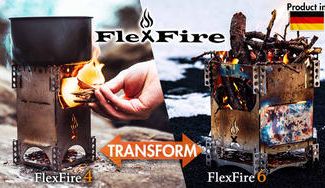 クラウドファンディングプロジェクト：ドイツから届いた FlexFire ステンレスチタン製キャンプストーブ 