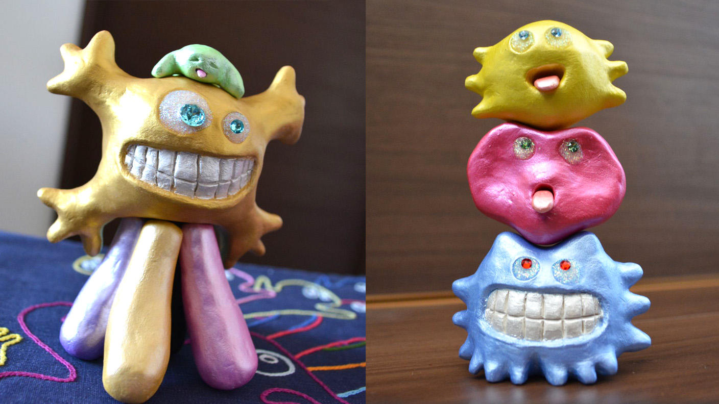 アーティスト院南弘樹の描く【ある惑星のいきもの】を知育玩具として