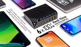 クラウドファンディングプロジェクト：超パワフル6ポート急速充電器「EXINNO 240W」