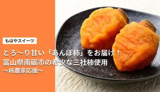 クラウドファンディングプロジェクト:【もはやスイーツ】とろ〜り甘い「あんぽ柿」お届け!富山県南砺市の希少な三社柿使用 〜柿農家応援〜