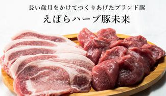クラウドファンディングプロジェクト:【えばらハーブ豚未来】無薬ハーブ飼料で育った逸品豚