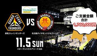 クラウドファンディングプロジェクト：【プロジェクト限定販売】群馬クレインサンダーズを盛り上げよう！