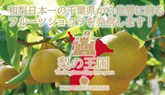 クラウドファンディングプロジェクト:千葉県産初!!和梨のプレミアムショコラ『梨の王国』ー千葉県LFP(ローカルフードプロジェクト)ー