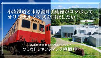 クラウドファンディングプロジェクト:小湊鐵道と市原湖畔美術館がコラボしてオリジナルグッズを開発したい!