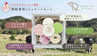クラウドファンディングプロジェクト：こだわりの房総素材をジェラートで繋ぐ。高秀牧場のたすきプロジェクト限定ジェラートセット