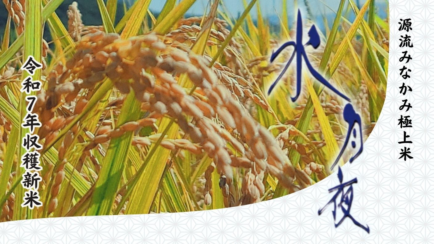 クラウドファンディングプロジェクト:\プロジェクト第二弾/【新米の先行販売】令和7年収穫の極上ブランド米「水月夜」