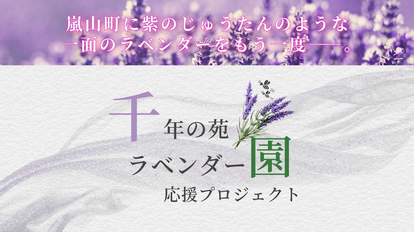 クラウドファンディングプロジェクト：【嵐山町の挑戦】『まち』と『ひと』で紡ぐ紫のじゅうたん。咲き誇るラベンダーをもう一度