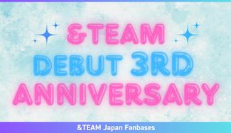 クラウドファンディングプロジェクト：&TEAMデビュー3周年記念Project