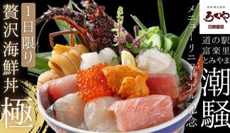 クラウドファンディングプロジェクト：ろくやグループの最旬店「潮騒」リニューアル記念！極上の海鮮丼を1日限りの特別提供！！