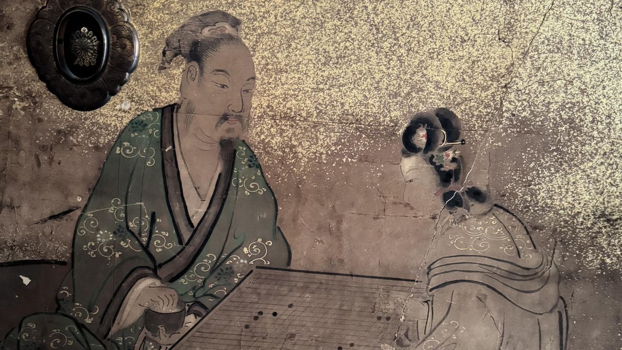 京都・嵯峨　皇室ゆかりの尼門跡寺院　狩野派絵師による雅な障壁画を修復したい