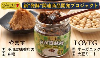 クラウドファンディングプロジェクト：肉を使っていないのがミソである！？やますプロデュース！千葉県産大豆ミート使用の「おか豆味噌」