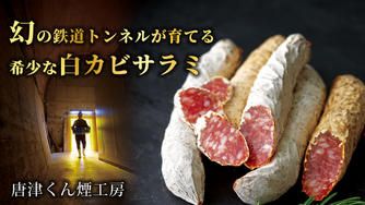 クラウドファンディングプロジェクト：日本でここだけ。幻の鉄道トンネルが育てる、白カビサラミの新しい物語。