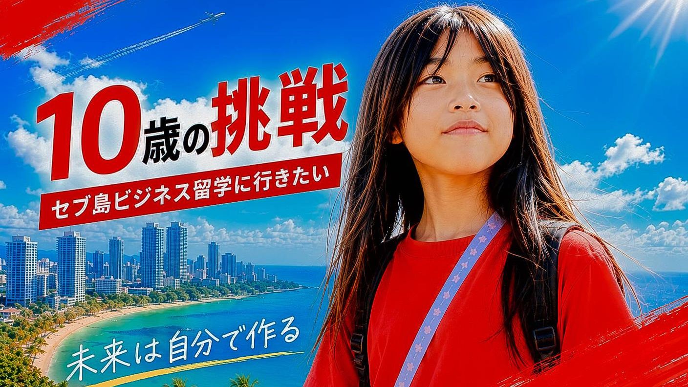 クラウドファンディングプロジェクト：【10歳の挑戦】 セブ島ビジネス留学に行きたい！